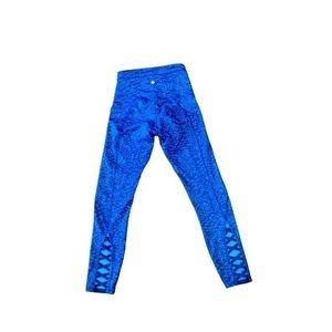 Lululemon pure practice lace up high waisted leggings. Perfect condition size 4